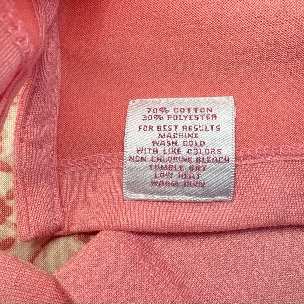 Peter Millar W’s Coral Pink Long Sleeve Polo - Picture 7 of 8